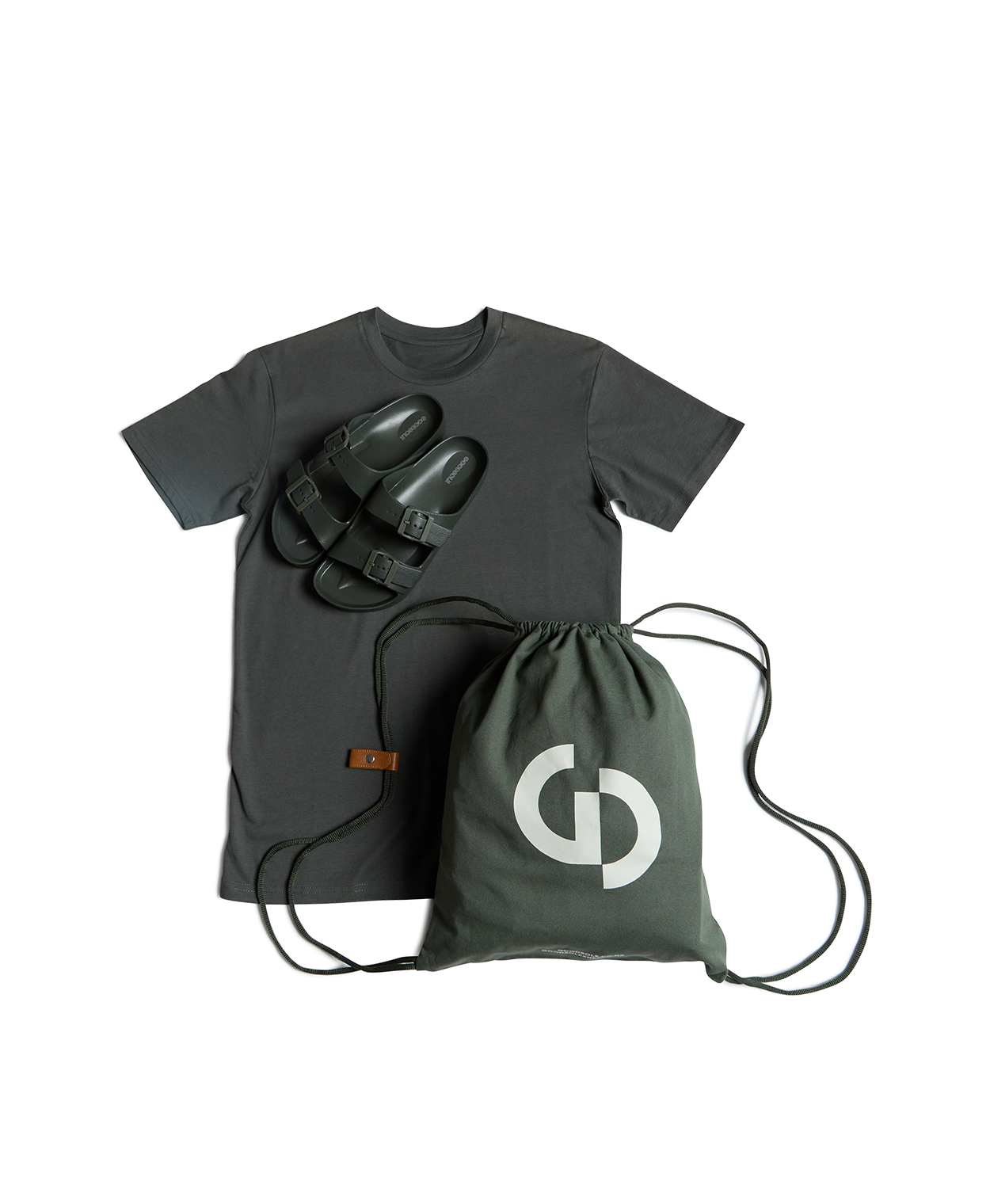 Beach Slide Bundle - Charcoal Green
