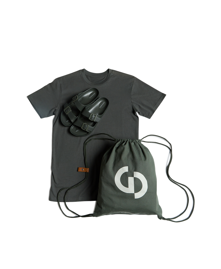 Beach Slide Bundle - Charcoal Green