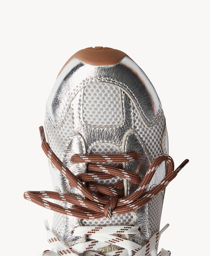 3001 Offset - Silver Tumbled Metallic/Mesh