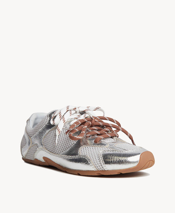 3001 Offset - Silver Tumbled Metallic/Mesh