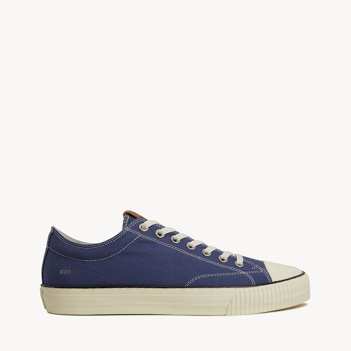 5001 Low - Blue Organic Canvas/Cream Sole