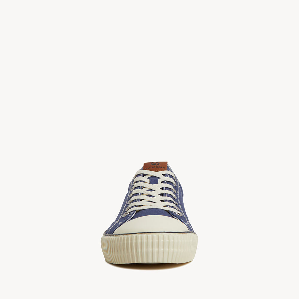 5001 Low - Blue Organic Canvas/Cream Sole