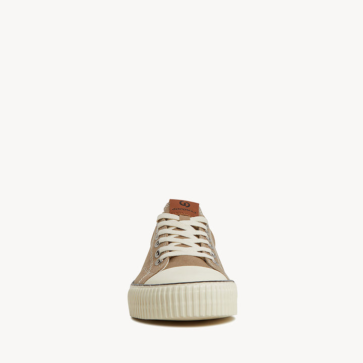 5001 Low - Taupe Organic Canvas/Cream Sole