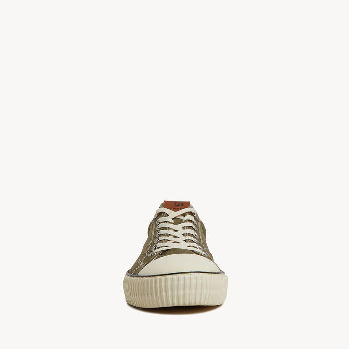 5001 Low - Khaki Organic Canvas/Cream Sole