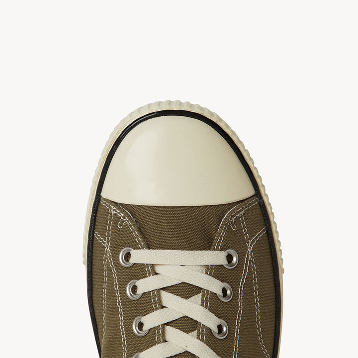 5001 Low - Khaki Organic Canvas/Cream Sole