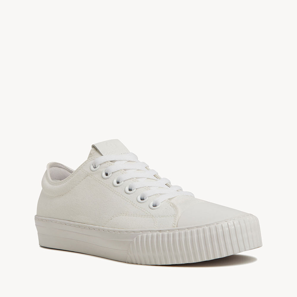 5001 Low - White Canvas/White Sole