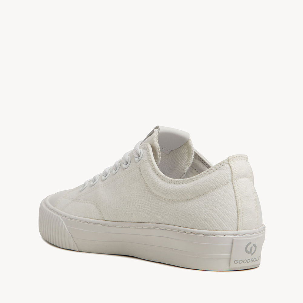 5001 Low - White Canvas/White Sole