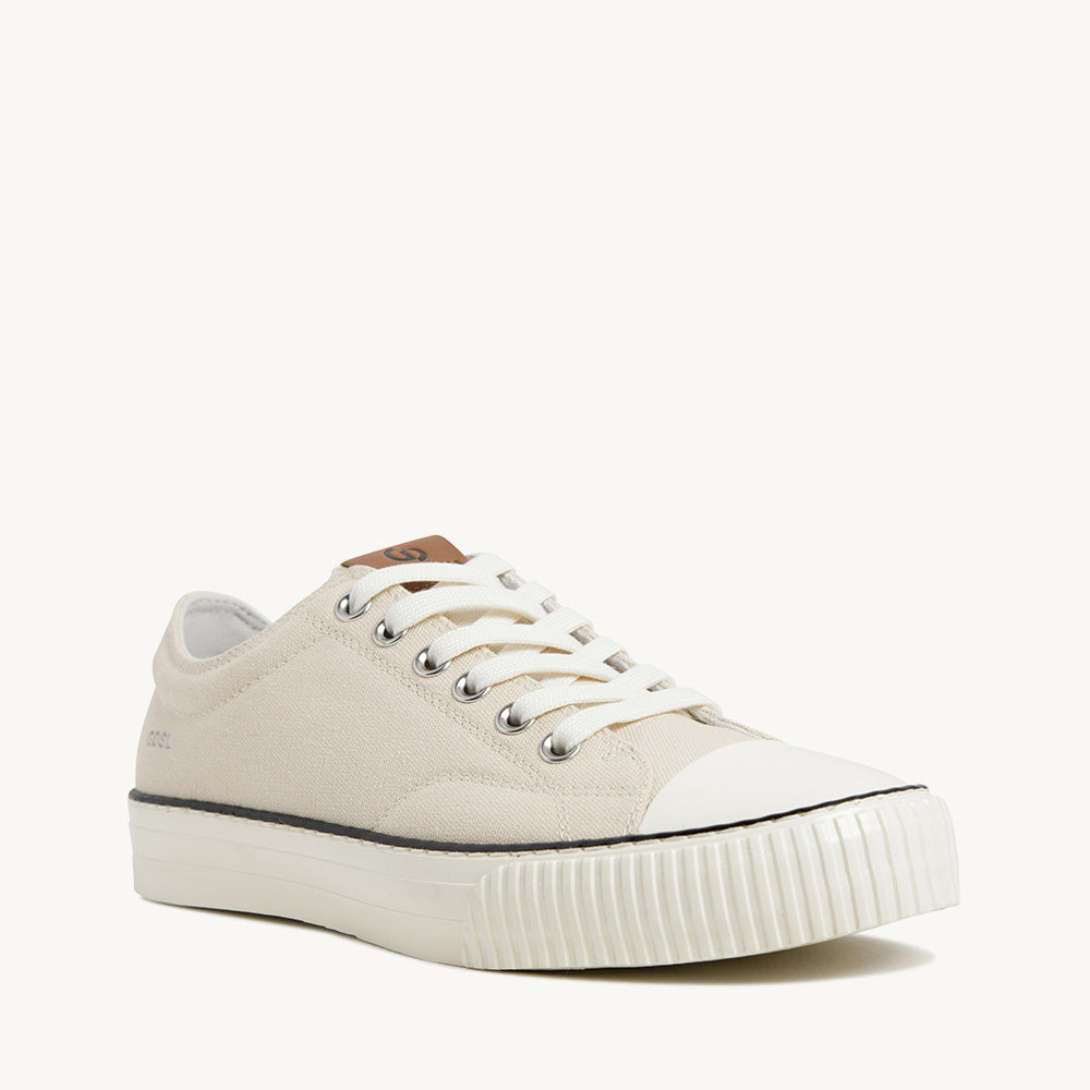 5001 Low - Natural Organic Canvas/Cream Sole