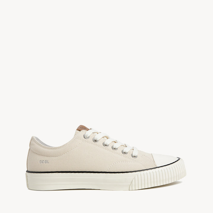 5001 Low - Natural Organic Canvas/Cream Sole