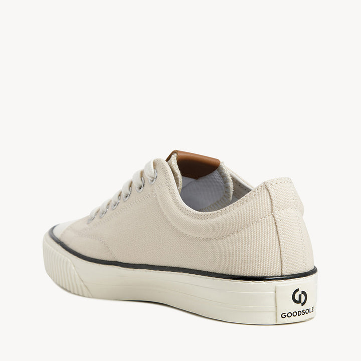 5001 Low - Natural Organic Canvas/Cream Sole