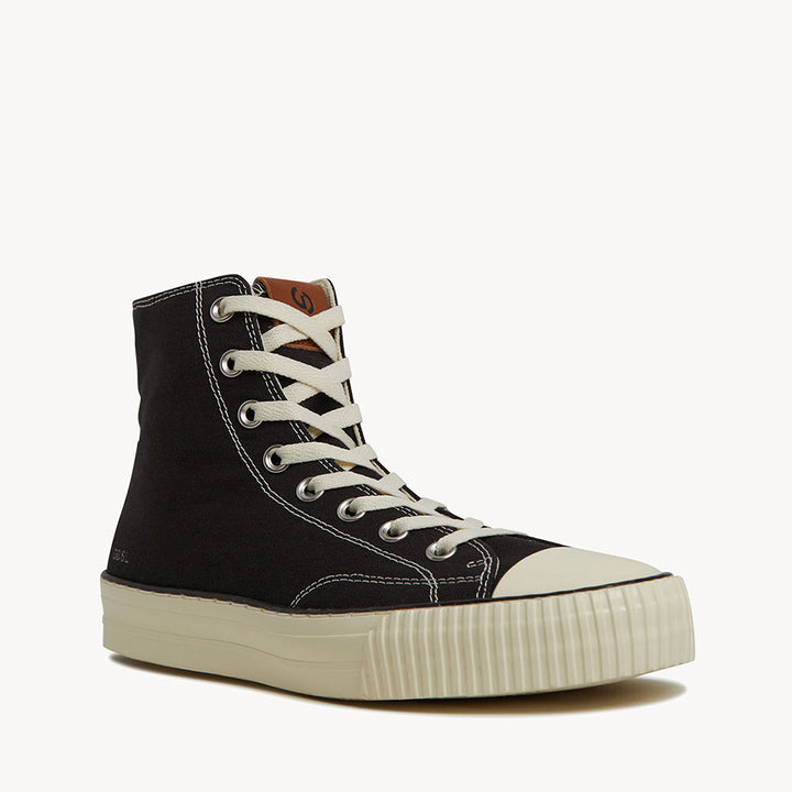 5002 H Top - Black Canvas/Cream Sole