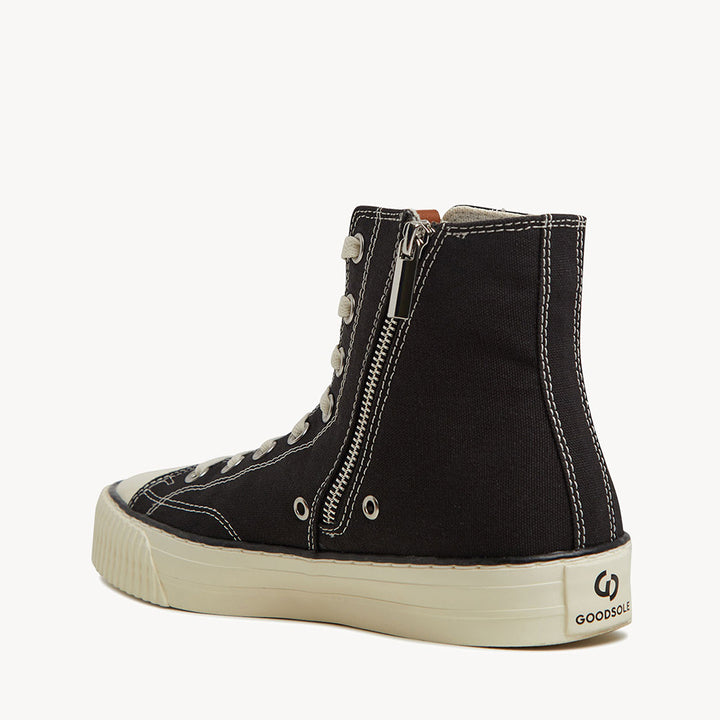 5002 H Top - Black Canvas/Cream Sole