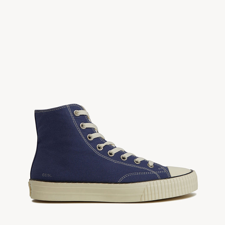 5002 H Top - Blue Canvas/Cream Sole