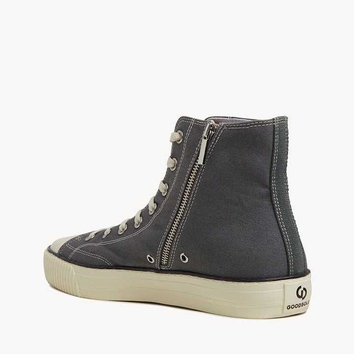 5002 H Top - Grey Canvas/Cream Sole