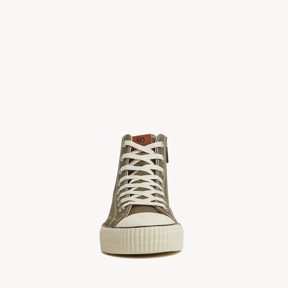 5002 H Top - Khaki Canvas/Cream Sole