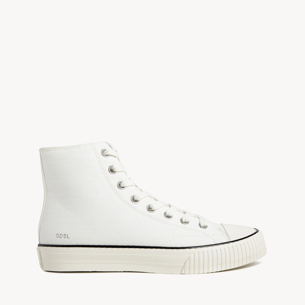 5002 H Top - White Organic Canvas/Cream Sole