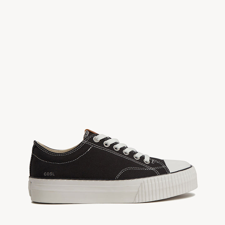 5005 Lift Low - Black Canvas/White Platform Sole