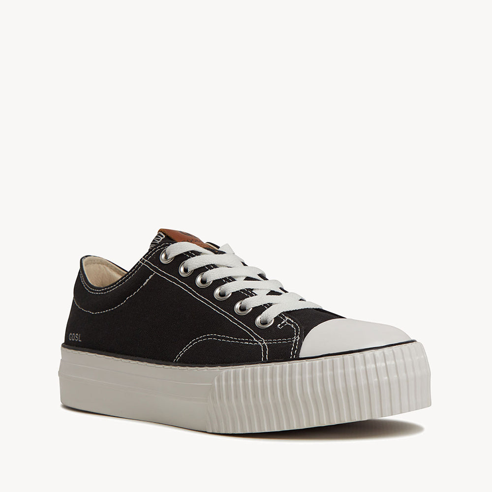 5005 Lift Low - Black Canvas/White Platform Sole