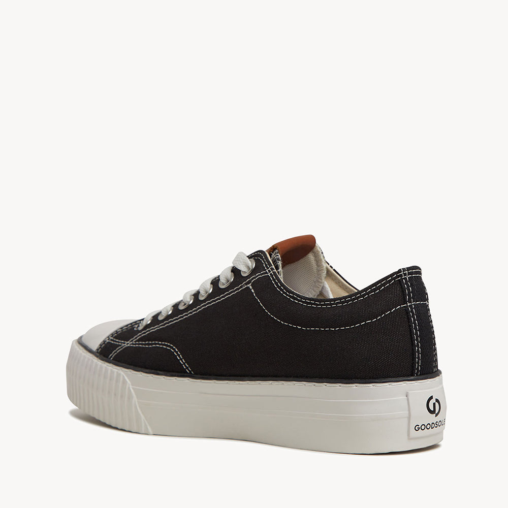 5005 Lift Low - Black Canvas/White Platform Sole