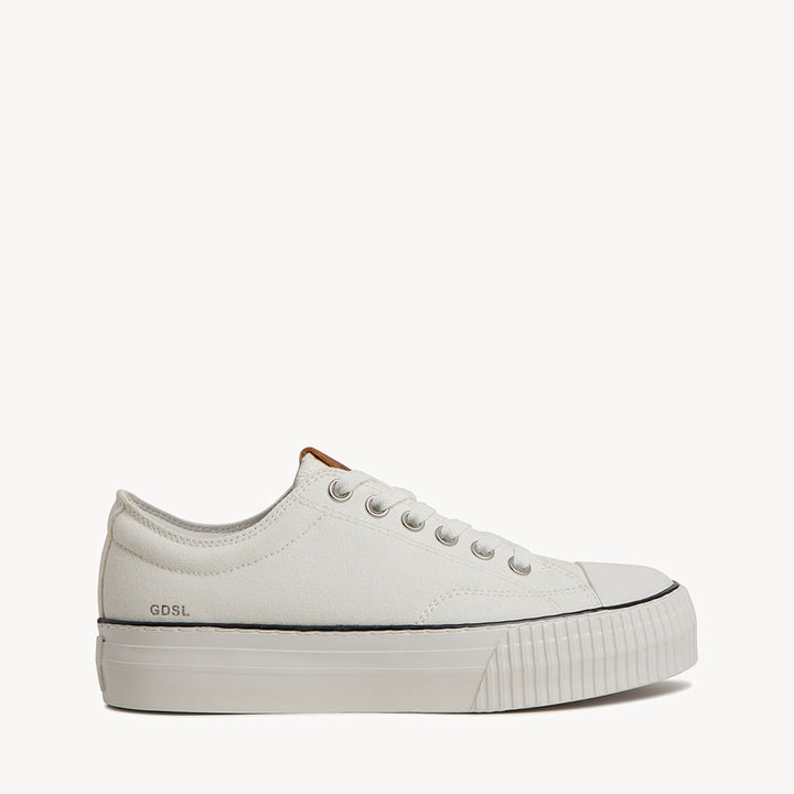 5005 Lift Low - White Canvas/White Platform Sole