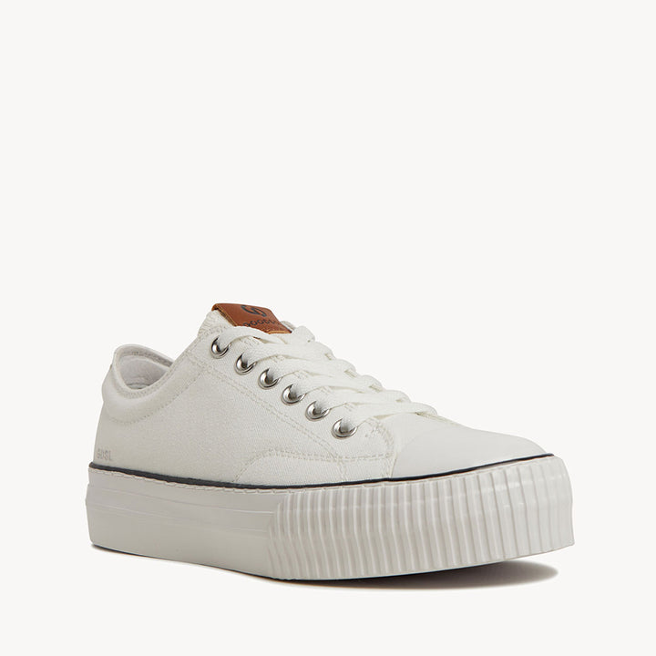 5005 Lift Low - White Canvas/White Platform Sole