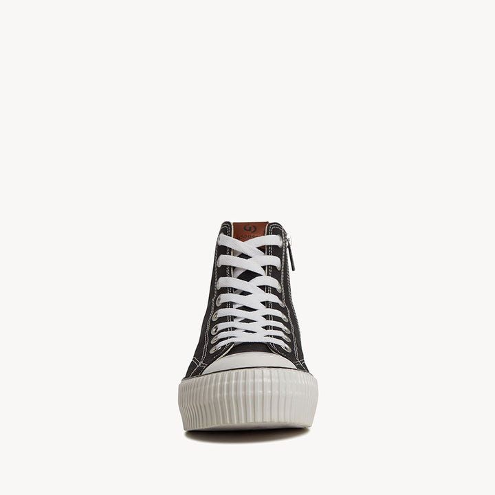 5006 Lift H Top - Black Canvas/ White Platform Sole