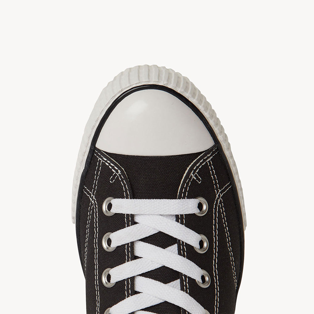 5006 Lift H Top - Black Canvas/ White Platform Sole