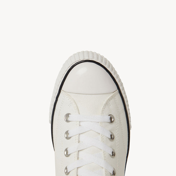 5006 Lift H Top - White Canvas/Cream Platform Sole