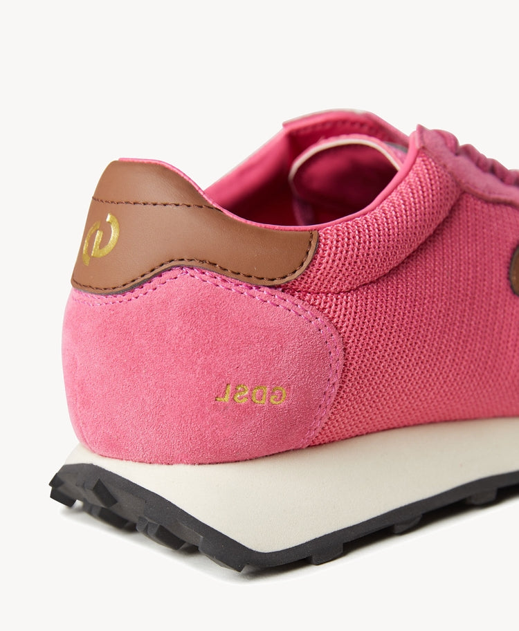 8002 Connect Rose Pink/Mesh/Tan Leather