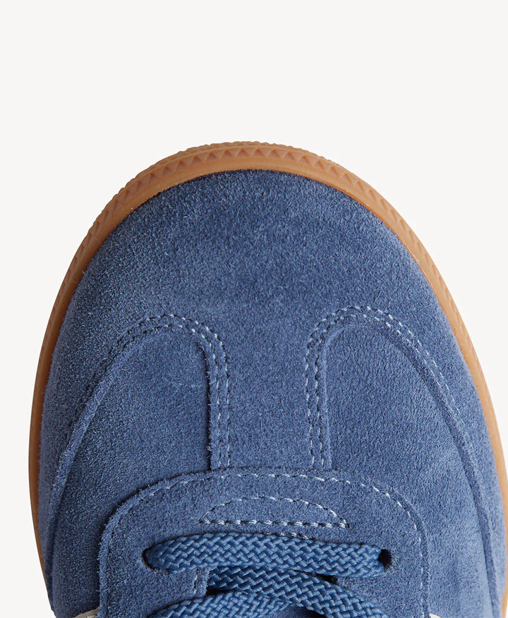 2001 Parallel - Peacock Blue Suede/Bone Leather