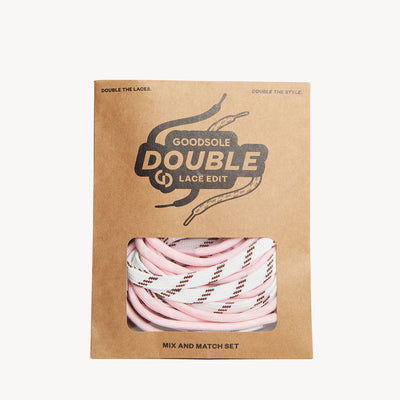 Double Lace Combo - Pink/White Detail