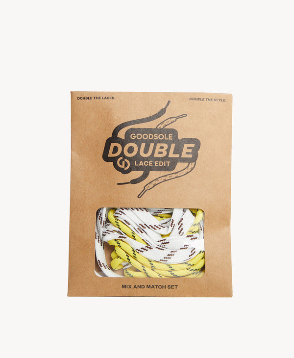 Double Lace Combo - Yellow/Black Detail