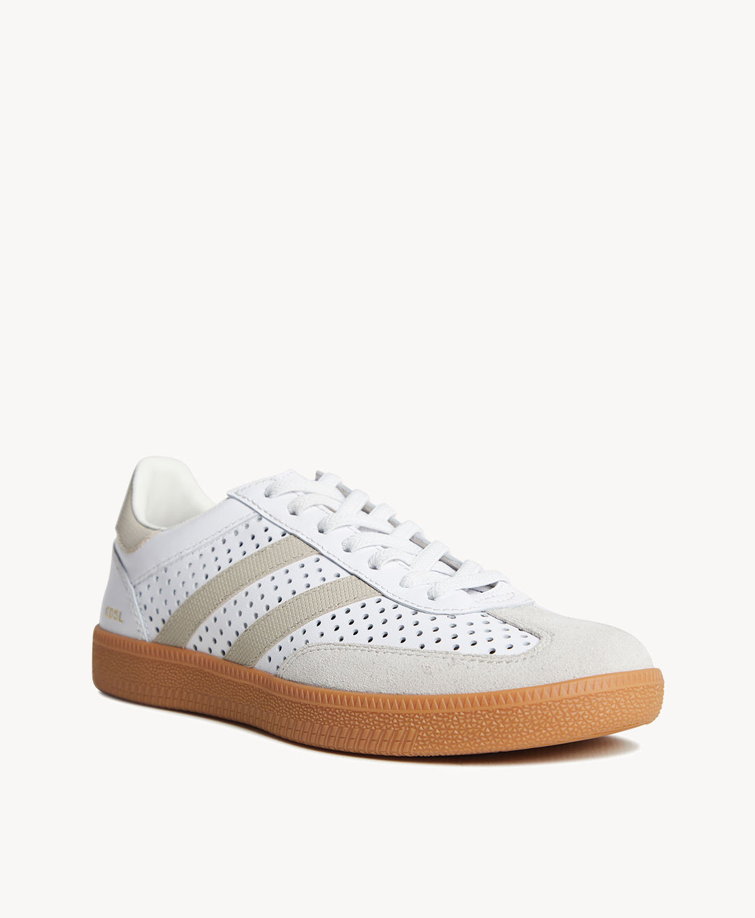 Kindred Cool Perf - White/Taupe Leather