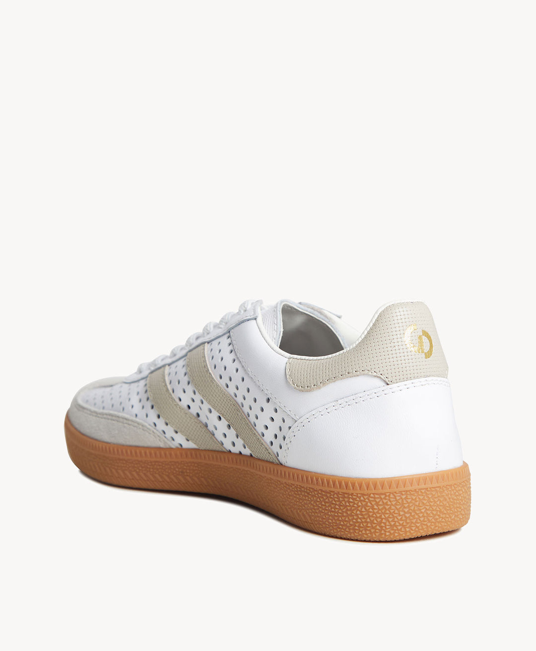 Kindred Cool Perf - White/Taupe Leather