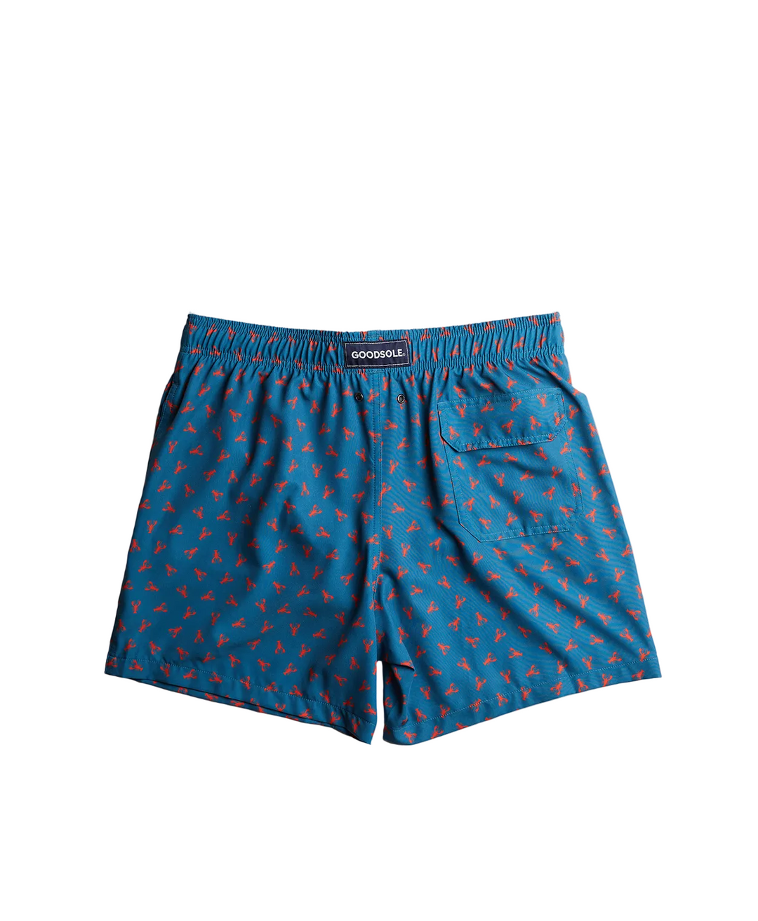 Côte d'Azur Swim Shorts - Blue Red Lobster