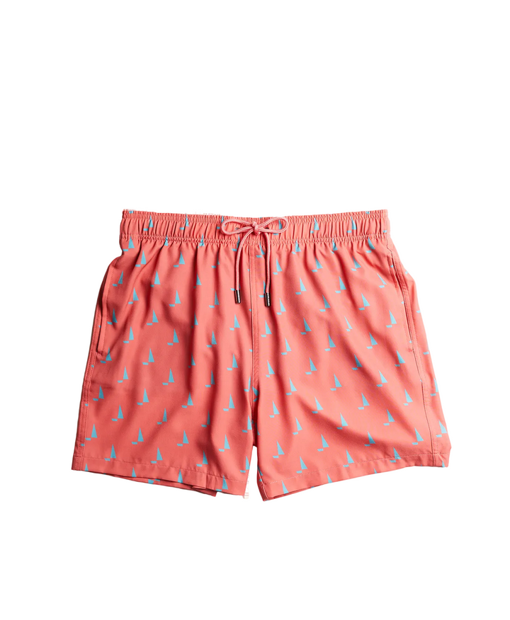 Côte d'Azur Swim Shorts - Coral Sail