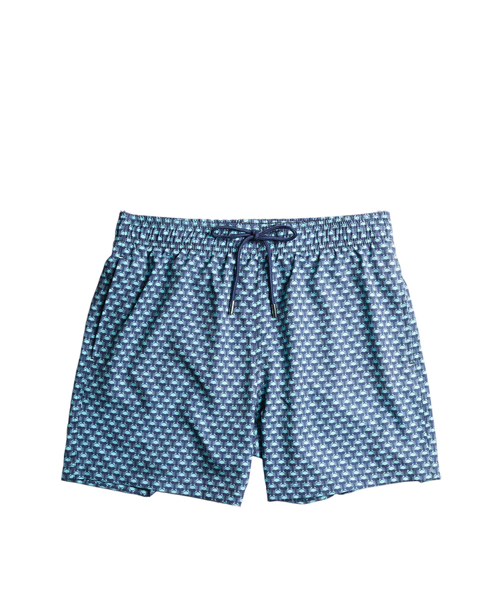 Côte d'Azur Swim Shorts - Hydro Blue Crab