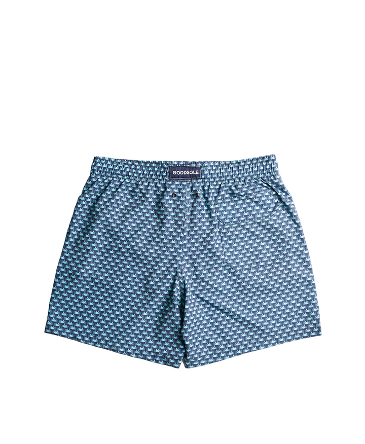 Côte d'Azur Swim Shorts - Hydro Blue Crab