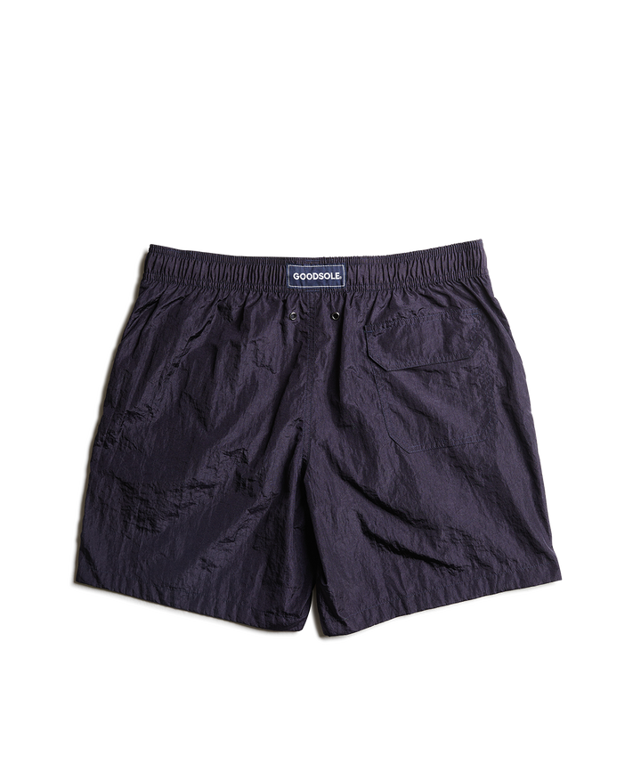 Côte d'Azur Swim Shorts - Navy/Green Lining