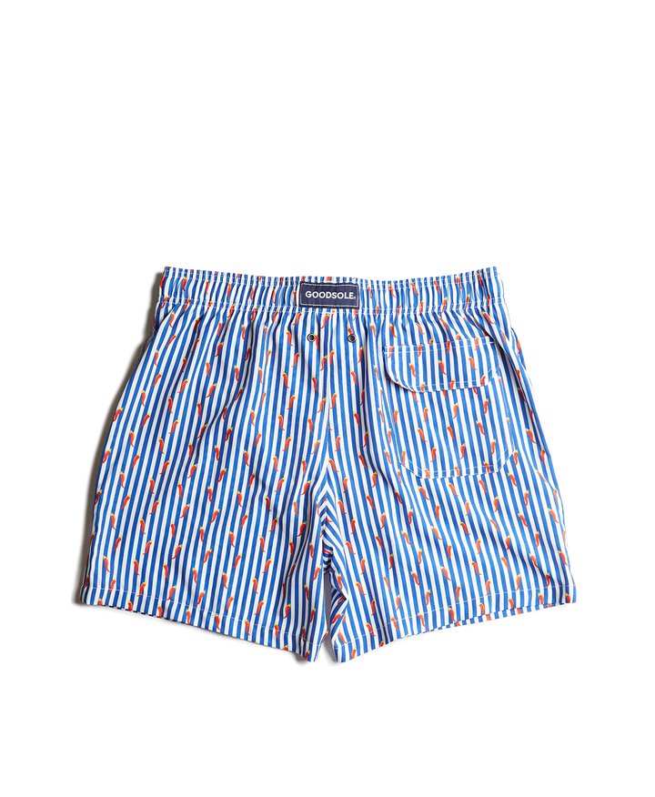 Côte d'Azur Men's Swim Shorts - Striped Cornicello