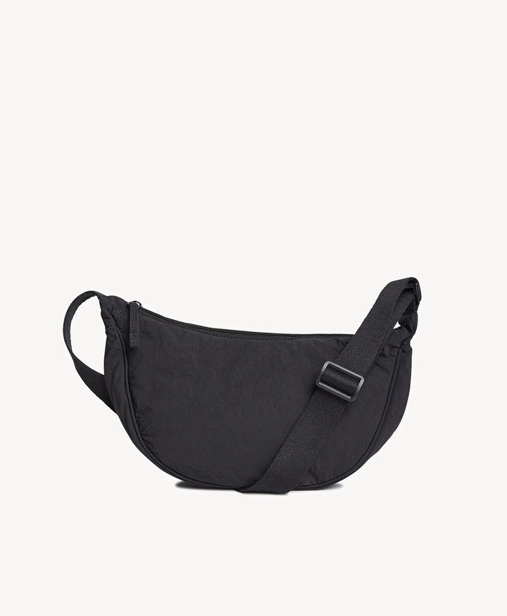 Goodsole Crescent Handbag - Black/Orange Nylon