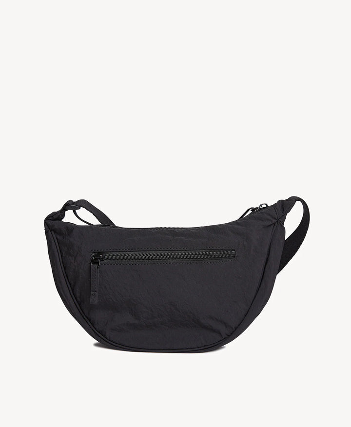 Goodsole Crescent Handbag - Black/Orange Nylon