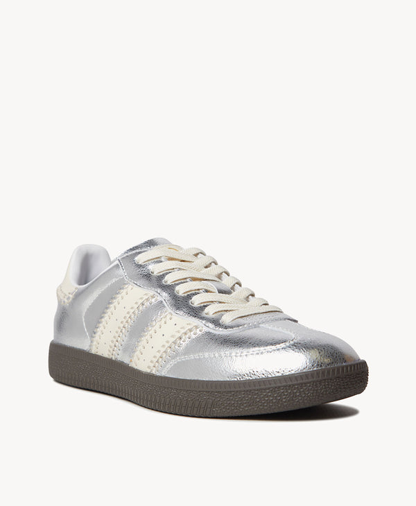 2001 Parallel Whip - Silver/Ivory Leather