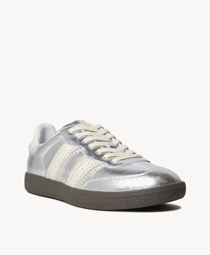 2001 Parallel Whip - Silver/Ivory Leather
