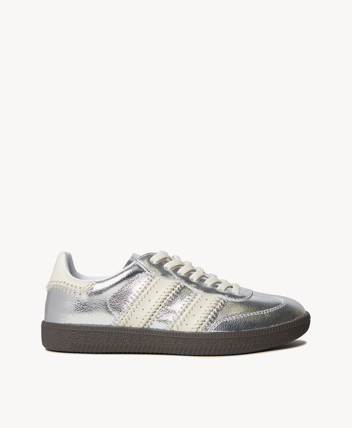 2001 Parallel Whip - Silver/Ivory Leather