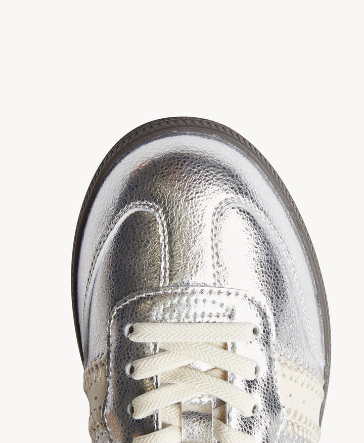 2001 Parallel Whip - Silver/Ivory Leather
