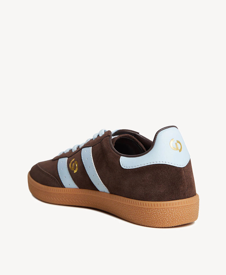 2001 Parallel - Espresso Suede/Powder Blue Leather