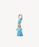 Tassel Charm — Aqua Blue